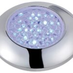 Plafoniera stagna LED cromata 13.179.22 Osculati