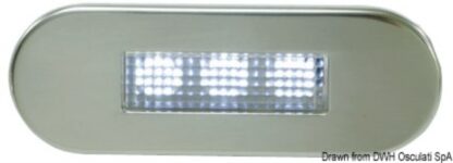 Luce cortesia stagna LED bianca 13.180.01 Osculati