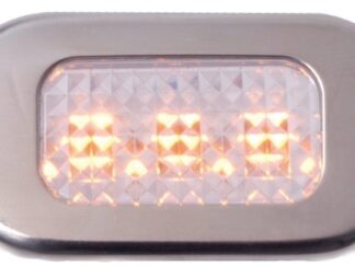 Luce cortesia inox 3 LED gialli 13.181.01 Osculati