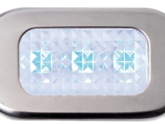 Luce cortesia inox 3 LED blu 13.181.03 Osculati