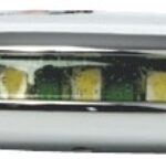 Luce cortesia cromata 5 LED bianchi 13.187.01 Osculati