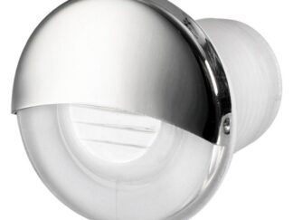 Luce di cortesia LED da incasso tonda bianca 13.188.11 Osculati