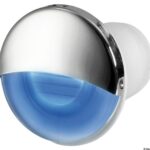 Luce di cortesia LED da incasso tonda blu 13.188.12 Osculati