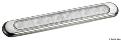 Plafoniera lineare in finitura inox AISI 316 13.192.01 Osculati