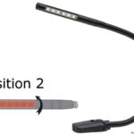 Luce carteggio snodata a led 13.228.11 Labcraft design