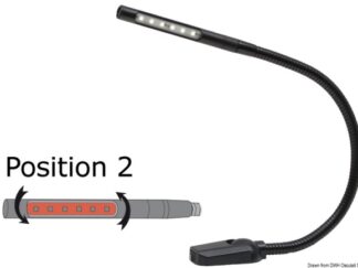 Luce carteggio snodata a led 13.228.11 Labcraft design