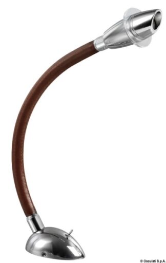 Faretto 3 W rivestito in pelle marrone 13.237.06 Osculati