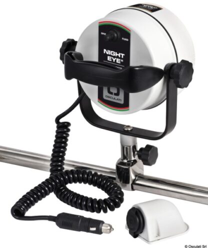 Faro Night Eye ottone cromato 12 V 13.239.00 Osculati