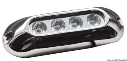 Faro subacqueo 4 LED blu 13.281.01 Osculati