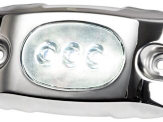 Luce subacquea LED blu con cover inox 12/24V 13.276.12 Osculati