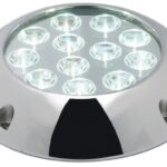 Faro subacqueo 12 LED bianchi con viti 13.298.01 Osculati
