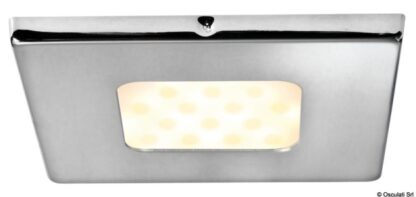 Plafoniera LED ad inc. rid. ARUBA quadrata touch 13.444.12 Osculati