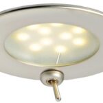 Plafoniera Adria LED satinata con interruttore 13.447.05 Osculati