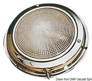 Plafoniera inox luce Led diam. 138 mm 13.544.01 Osculati