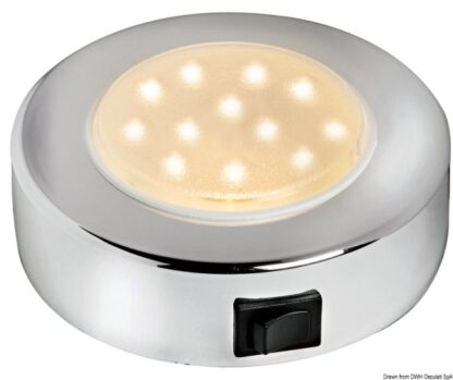 Plafoniera Sun 10 LED cromato 13.831.20 Batsystem