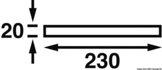 Barra luminosa U-Pro 230 LED 13.839.01 Batsystem