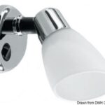 Osculati 13.869.13 Applique Opal Ii 15 Led Cromato