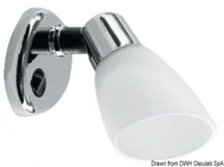 Osculati 13.869.13 Applique Opal Ii 15 Led Cromato