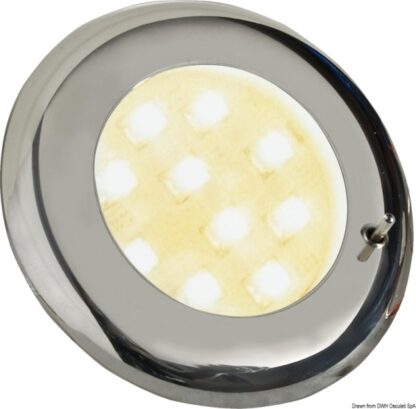Plafoniera Nova 2 chrome switch 13.877.65 Batsystem