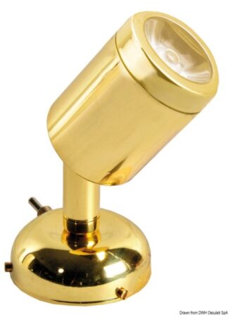 Applique snodata lucida 1 x 3 W HD 13.904.02 Osculati