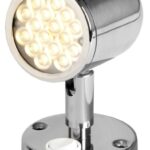 Faretto snodato con interruttore acc.inox 13.947.10 Osculati