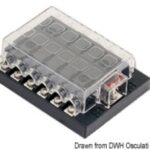 Box per 12 fusibili lamellari 14.100.73 Osculati