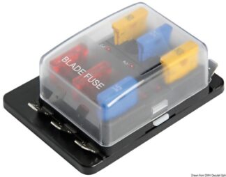 Scatola portafusibili con spie 6 sedi 14.102.71 Osculati