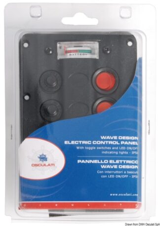 Pannello elettrico Wave 3+voltmetro 14.104.05 Osculati