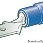 Faston maschio isolati 1-2,5 mm² 14.185.60 Osculati