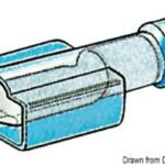 Faston maschio isolati 1-2,6 mm² 14.185.65 Osculati