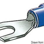 Forcella isolata apertura 5,3 mm cavo max 6 mm² 14.186.71 Osculati