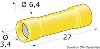 Spinotto giunzione femmina 2,5-6 mm² 14.186.83 Osculati
