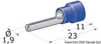 Spinotto giunzione maschio 1-2,5 mm² 14.186.91 Osculati