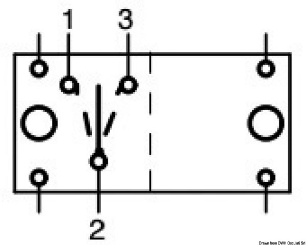 Interruttore ON-OFF-ON 12 V 14.192.04 Carling Technologies