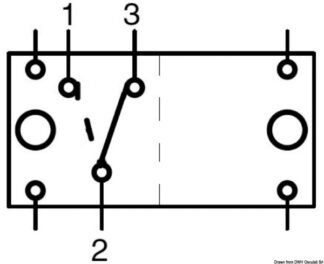 Interruttore ON-ON 2 lampadine 12 V 14.192.07 Carling Technologies