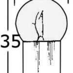 Lampadina bipolare 24 V 5 W 14.200.01 Osculati