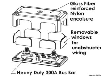 Terminali Bus Bar Heavy Duty 6 x 5 mm 14.209.31 Osculati