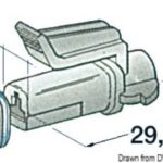 Osculati 14.235.10 Connettore Stagno Femmina 1 Polo connettori stagni per cavi fino a 12 mmsup2sup