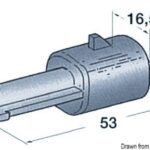 Connettore stagno maschio 1 polo 14.235.20 Osculati