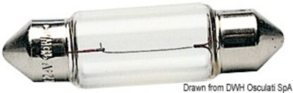Lampadina siluro 12 V 10 W 14.300.00 Osculati - immagine 2