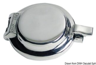 Presa inox tonda 30 A 220 V 14.329.00 Osculati