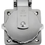 Presa inox 30 A 220 V 14.330.00 Osculati