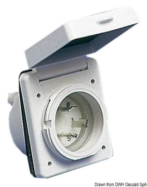 Presa ABS 30 A 220 V 14.331.00 Osculati