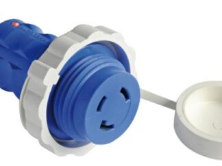 Spina + cavo 15 m blu 24 A 3x4 14.334.45 Osculati