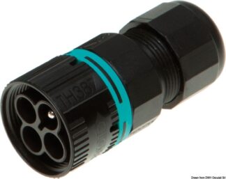 Presa/Spina da Pannello o Parete 2/3/4 Poli 14.372.04 Techno