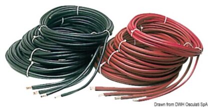 Cavo batterie nero 16 mm 14.381.16 Osculati