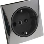 Presa AC 220 V tipo Schuko cromata 14.492.03 Batsystem