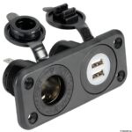 Presa accendisigari + doppia USB 14.516.02 Osculati