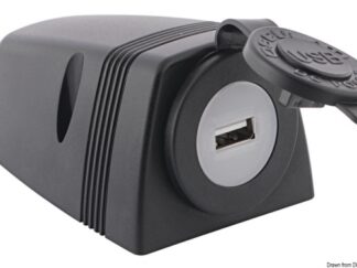 Presa USB con carenatura per fissaggio su piano 14.516.03 Osculati