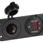 Voltmetro/Amperometro digitale e presa 12 V 14.517.26 Osculati